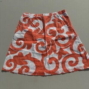 J. CREW preppy coral women’s A-Line skirt